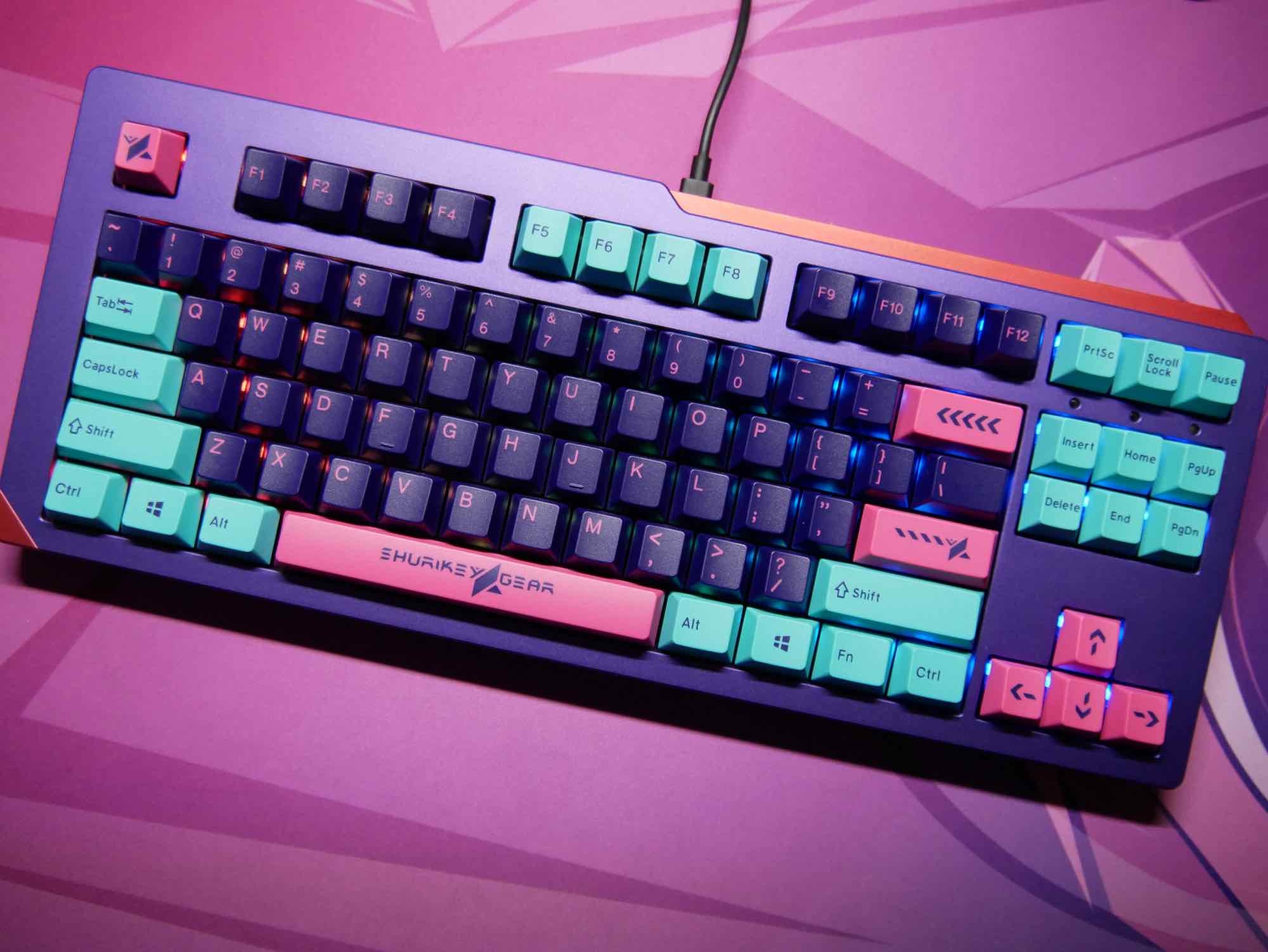 键盘|买了好久终于装起来——AKKO MOD 001 套件