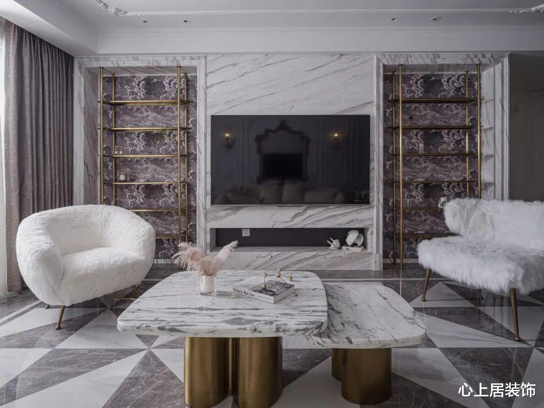 160平新古典装饰,卧室设计太高级了