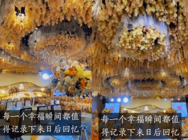 陈亚男|朱小伟二婚宴厅曝光!屋顶挂满鲜花豪华又隆重,陈亚男妈妈后悔了