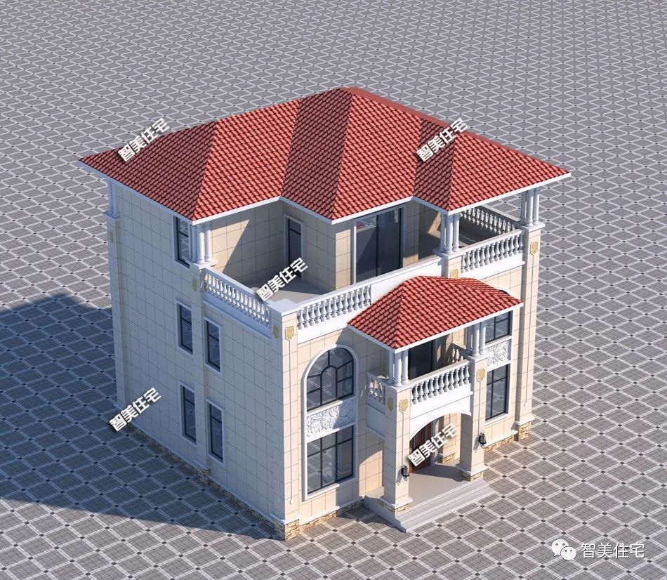 面宽11米的两层小洋楼,南北通透设计,住得舒服才有精力去打拼