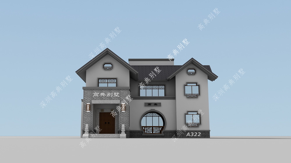 而且两层的设计,建造也没有那么大的压力,功能齐全又美观