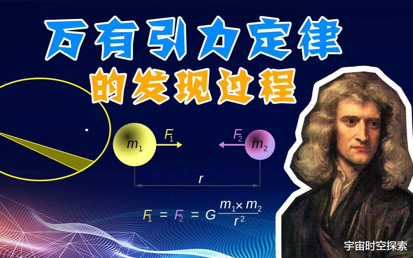 他们分别发现和诠释了万有引力,堪称人类历史最伟大的两位科学家