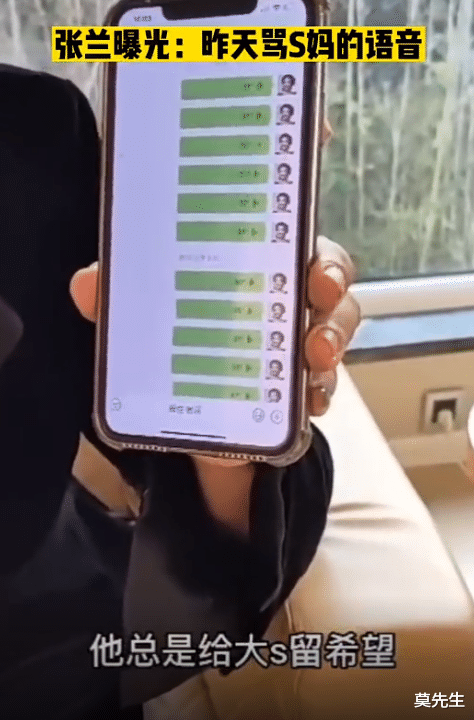 大S|开撕大S后，张兰晒语音记录揭露S妈真面目，一家人都很会演戏