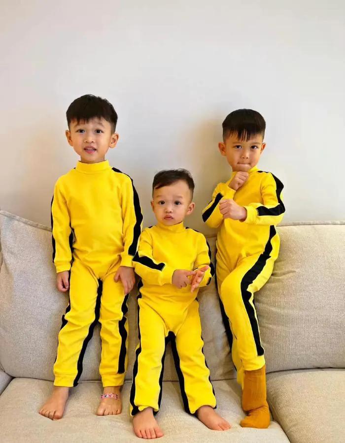 李乘德|胡杏儿老公和儿子们布置圣诞树，父子互动画面温馨，仨儿子太可爱