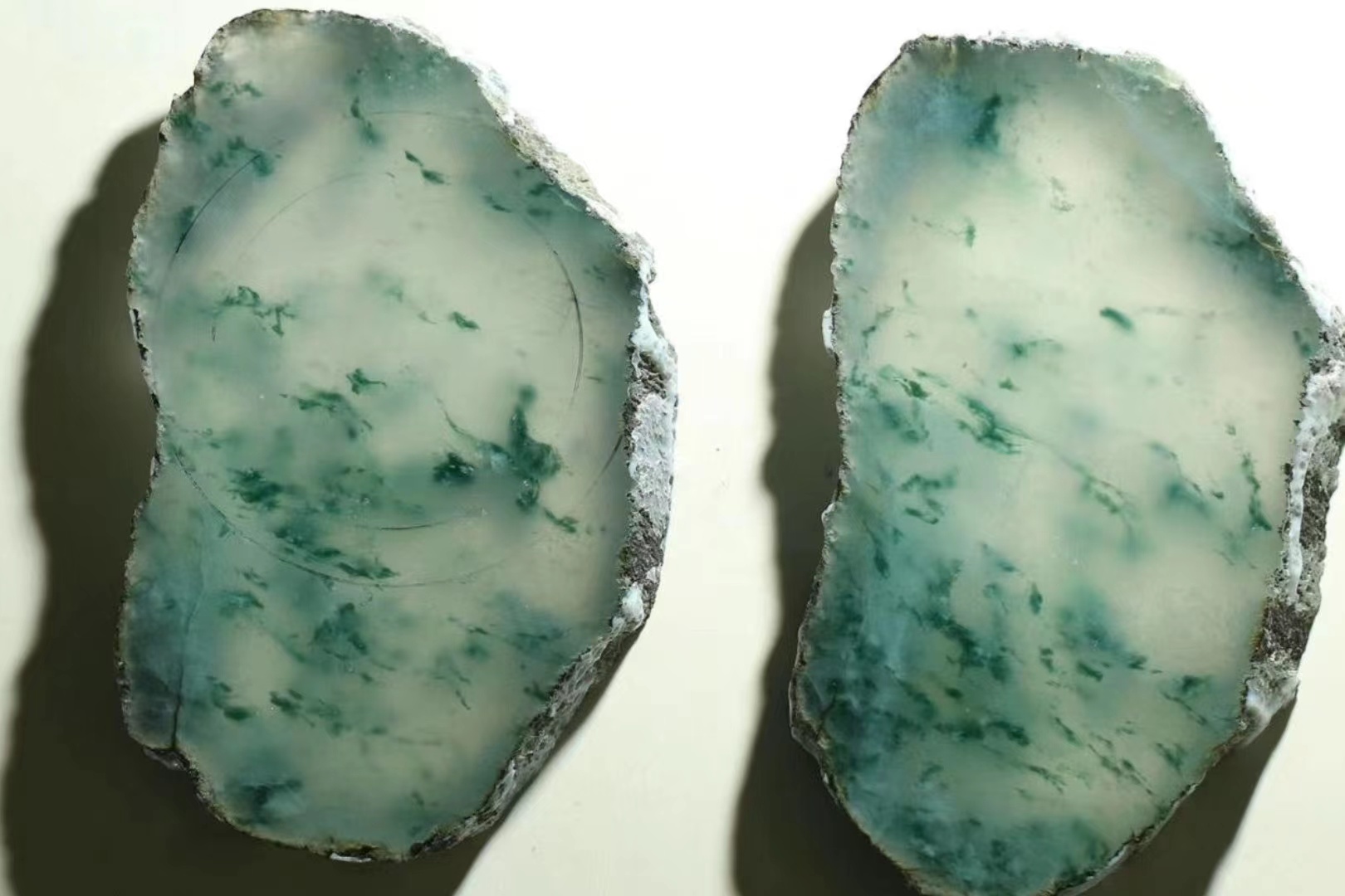 终极目标|玻璃种飘花翡翠原石欣赏