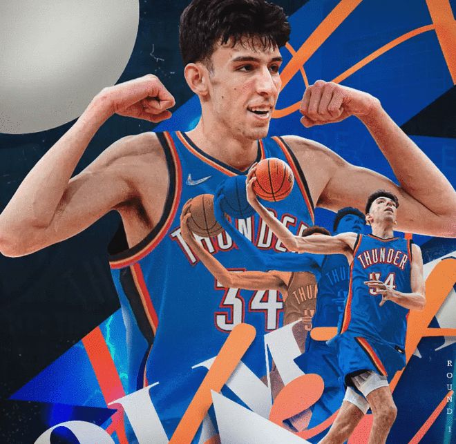 晃过库里的新世代中锋! 雷霆榜眼签选中霍姆格伦