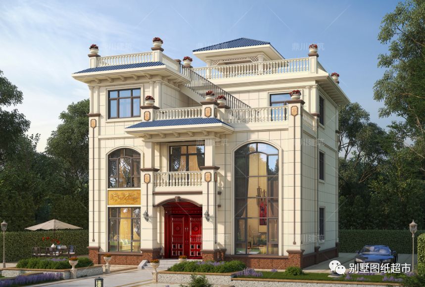 农村自建房,有个大露台就是方便,8套带露台的户型分享,实用