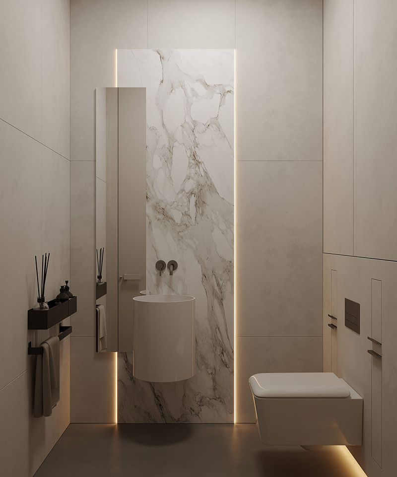 152平现代装修设计，让整个空间温暖柔和且不失高贵大气