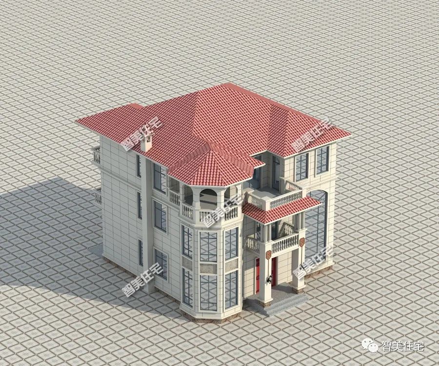 这栋豪宅带地下室设计,还有车库、堂屋和凉亭,能拥有它真幸福!