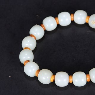 玉雕|和田玉雕手串