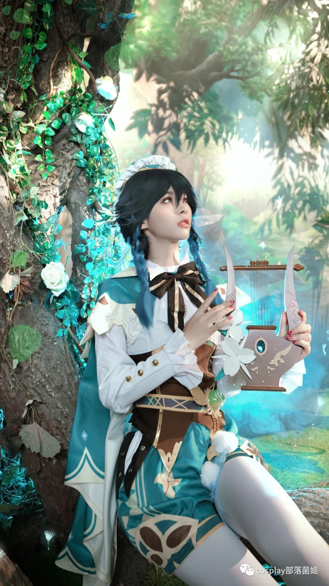 |cos：原神温迪cos正片@虫皿，吟游诗人