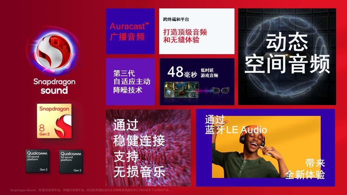 高通骁龙|第二代高通 S5和S3音频平台发布 主动降噪体验再升级