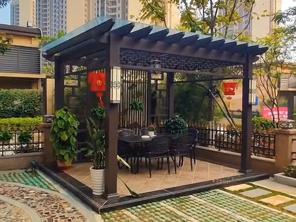 |巧用铝合金凉亭，让你的花园美观且实用