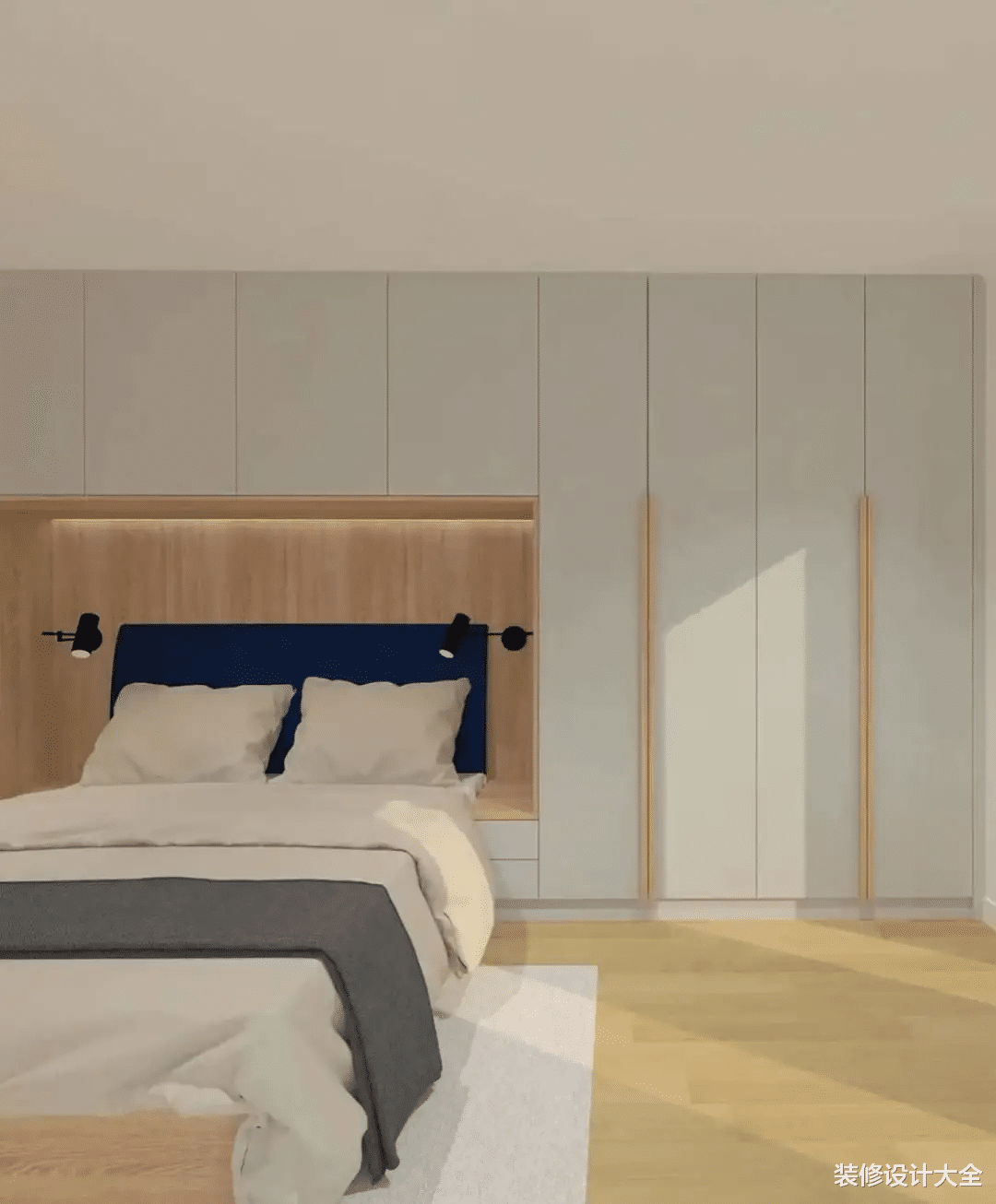 普通卧室早已过时,今年都开始流行整体卧室了!