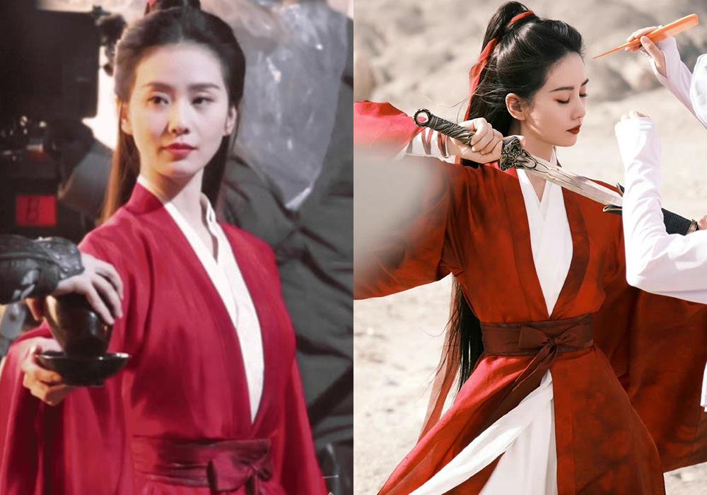 刘宇宁|《一念关山》刘诗诗喝酒舞扇，有新的紫色造型，刘宇宁战损好带感