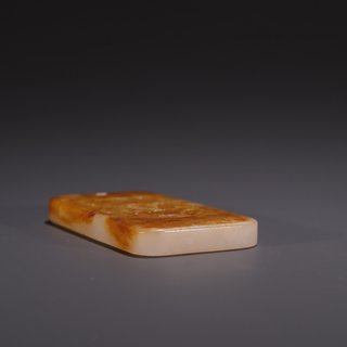 和田玉籽料|旧藏·和田玉籽料兽面玉牌