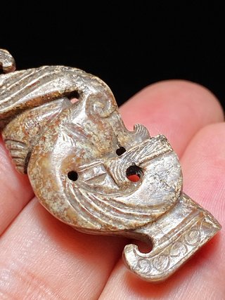 和田玉籽料|?汉 和田玉籽料 玉舞人 挂件 把件