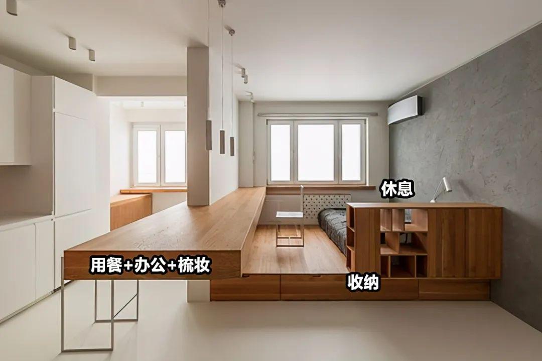 不管户型大小,局部抬高一地3用,越来越多有远见的人都这样装了