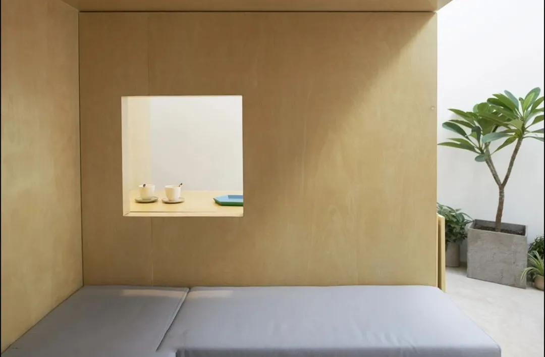 20㎡夹缝走廊爆改格子间!功能区全都藏在格子里,设计真巧妙