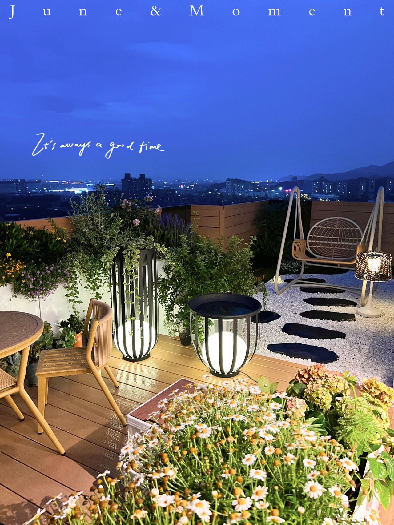 玄关|买一栋顶楼带露台的房子,只花2.2w打造个露台花园,比别墅还舒服