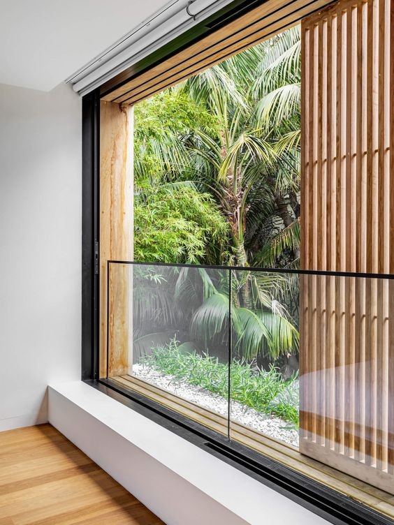 从围墙到露台,把木格栅装室外,通风换气,关键颜值还不赖