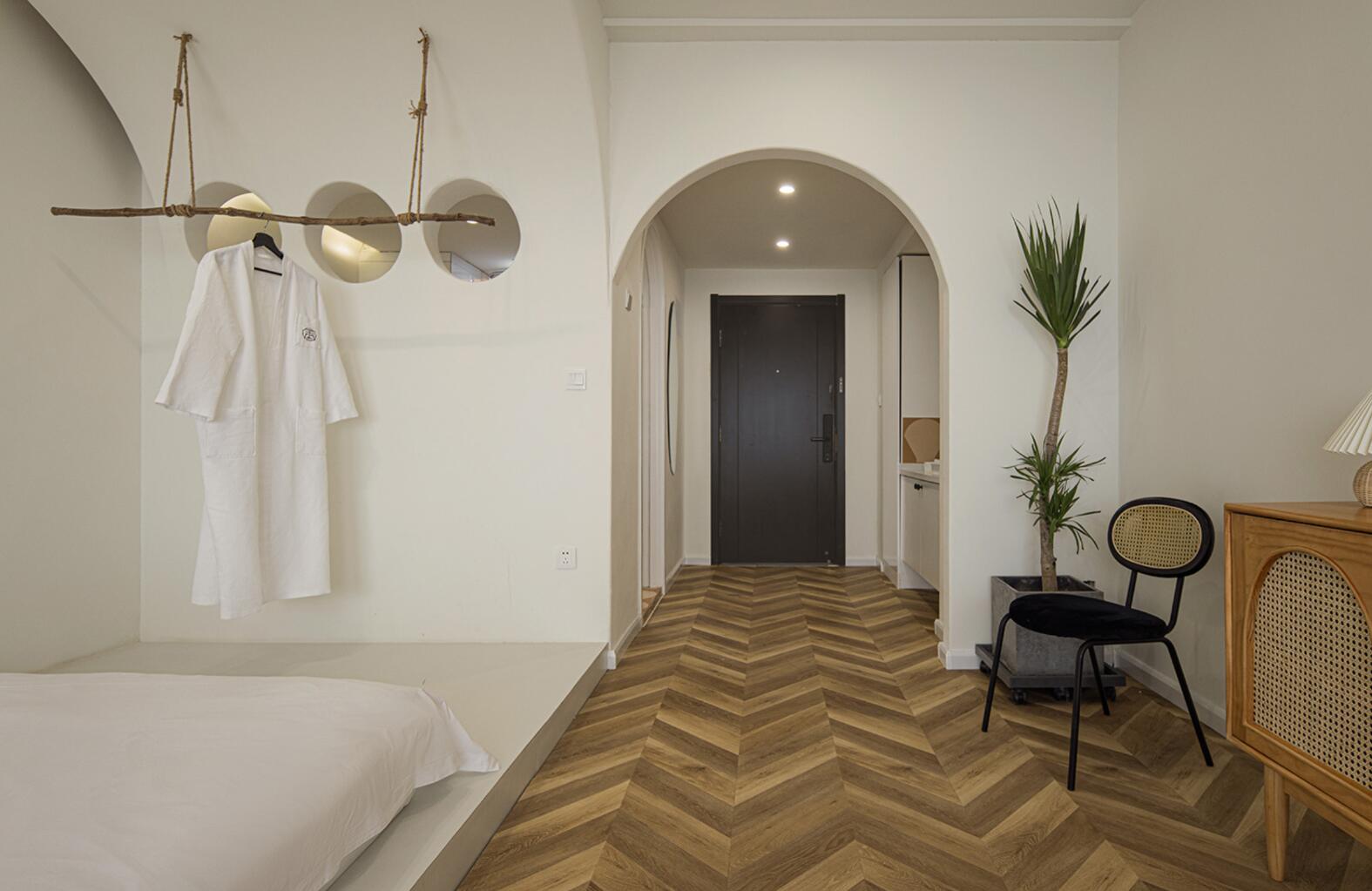 她35㎡小家，堪称“设计榜样”！全屋赏心悦目，真让人羡慕