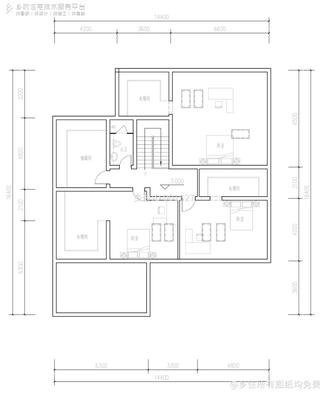 乡住科技免费图纸精选8款带庭院别墅自建房图纸有庭院的房子才是真正的乡村田园生活