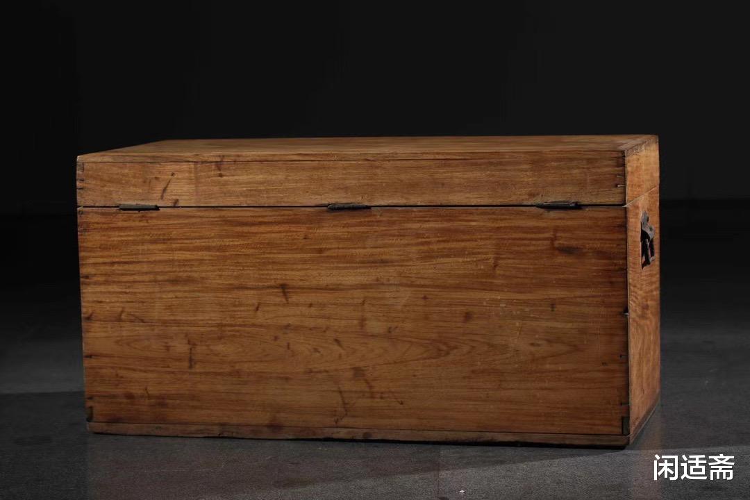 |收藏级，清早期黄花梨书画箱