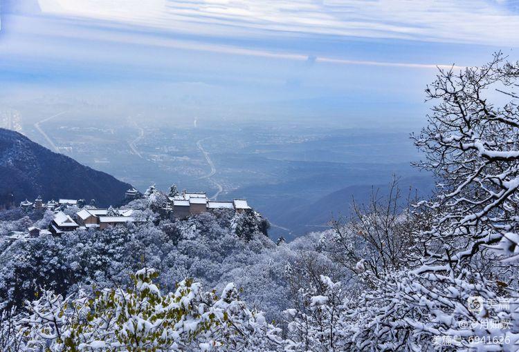 崆峒山|崆峒山的雪惊艳了时光，温柔了岁月