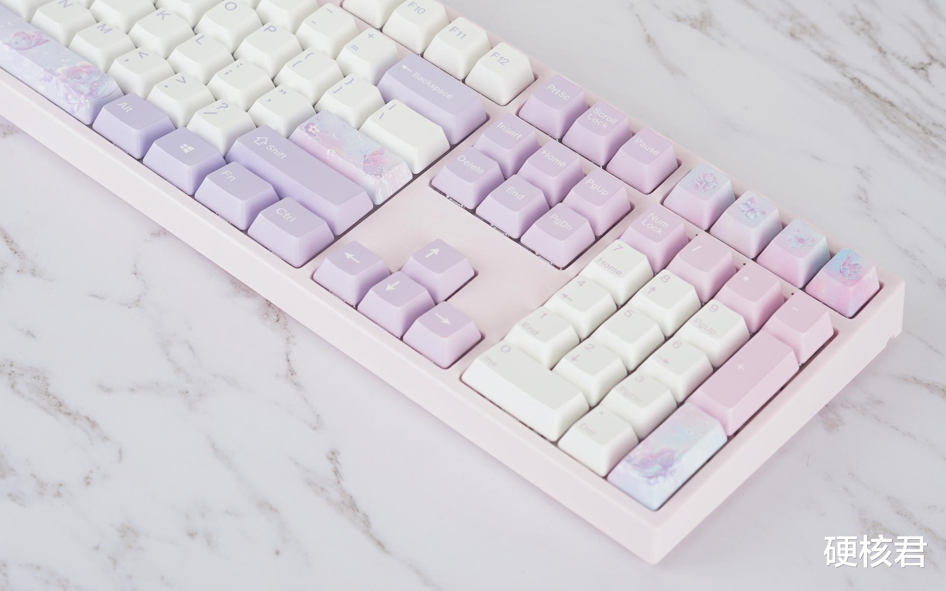 机械键盘|高颜值键盘首选，Varmilo阿米洛梦蝶108机械键盘体验！