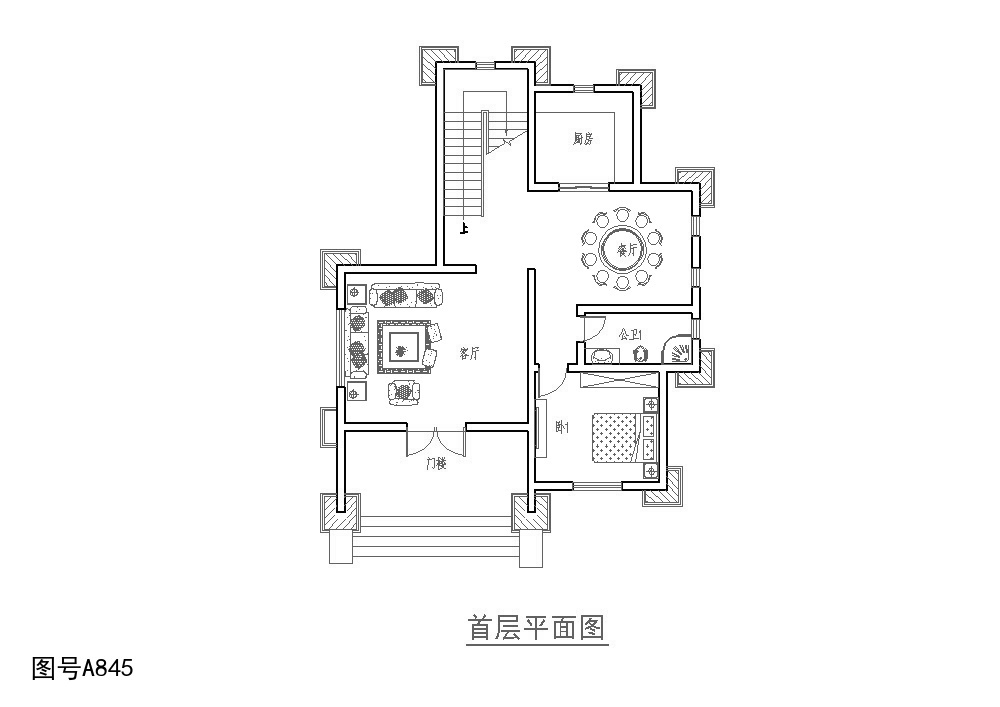 老家的父母养老房怎么选?当然是两层设计的,上下楼梯也方便