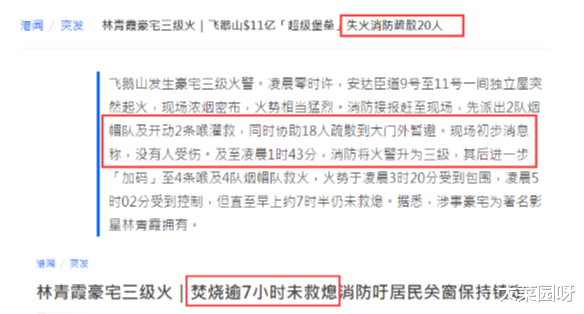 68岁林青霞9亿豪宅火灾后续！20多位佣人被救，本尊出面回应损失