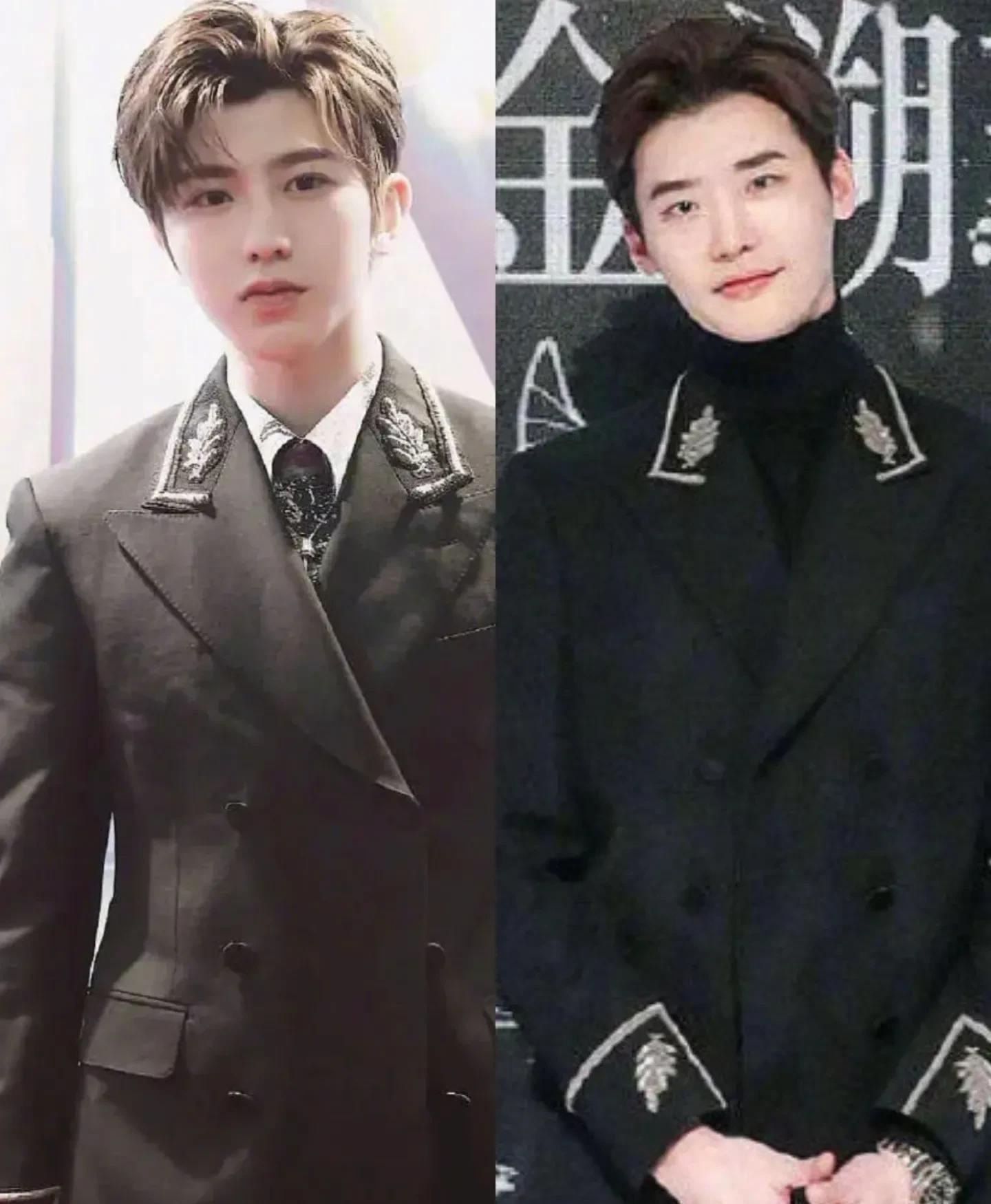 撞衫|内娱和韩娱的撞衫名场面,成毅赵丽颖惊艳,网友:气质太重要了