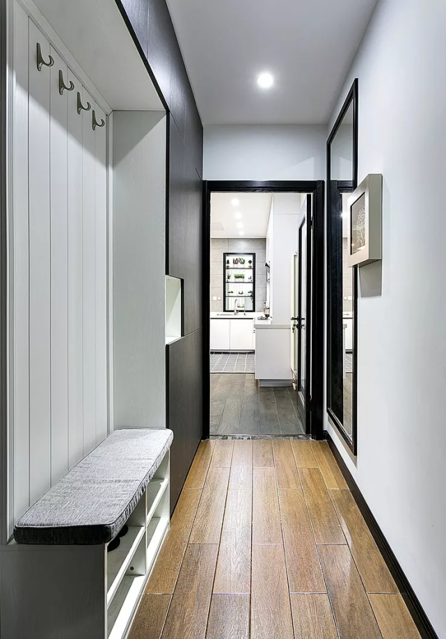 170㎡新房，全屋精致黑白灰，开放式厨房配吧台卡座，太有格调