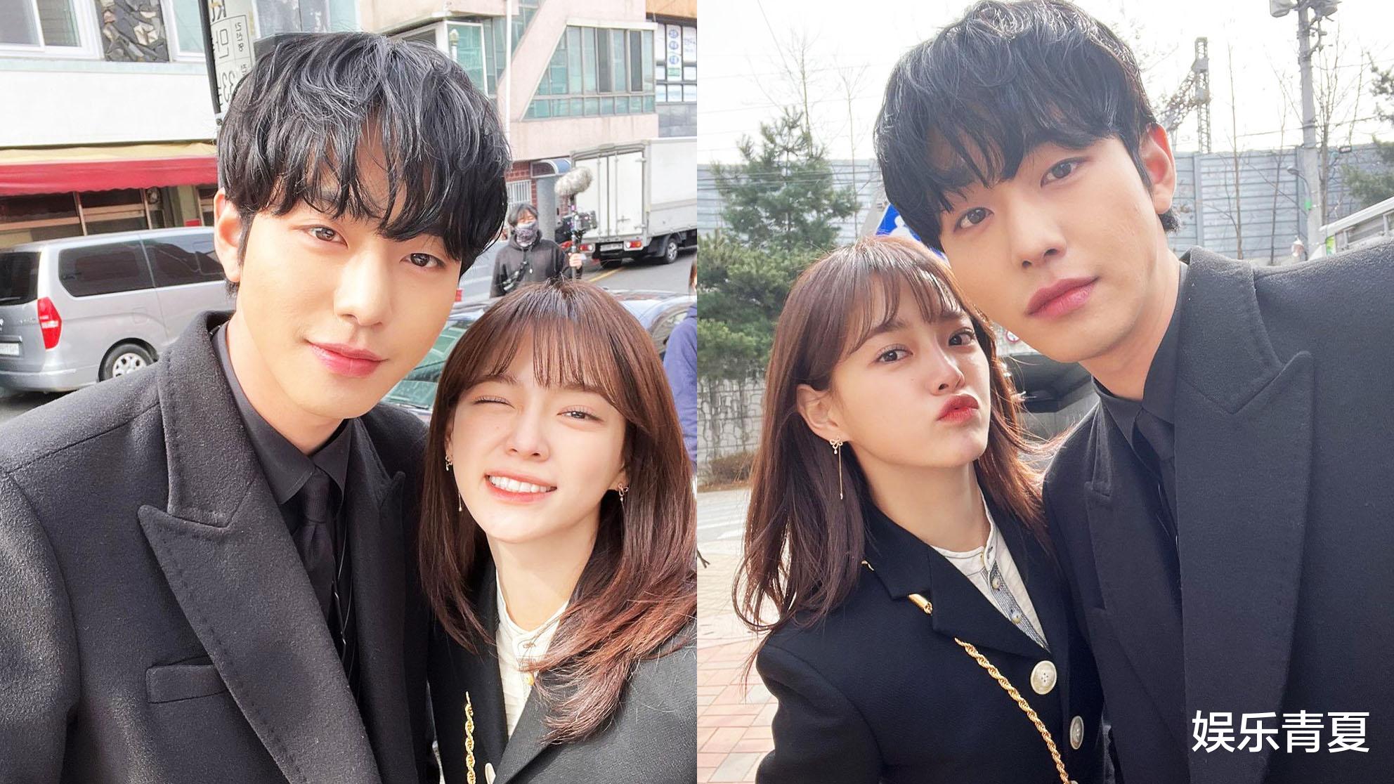 TVB|《社内相亲》安孝燮金世正搞怪可爱四连拍，戏里浪漫恋爱，戏外互动也亲密！