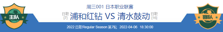 浦和红钻|4.6周三两场赛事分析：浦和红钻vs清水鼓动+比利亚雷亚尔vs拜仁