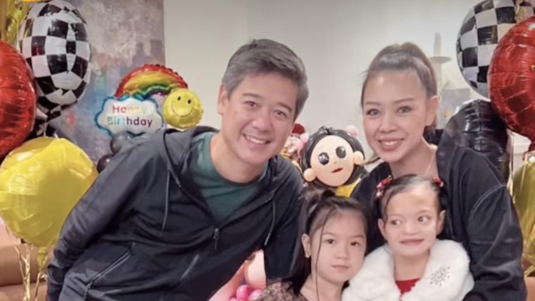 钟丽淇|钟丽淇为12岁长女庆生，透露女儿仍不会走路，站立拍照需要搀扶