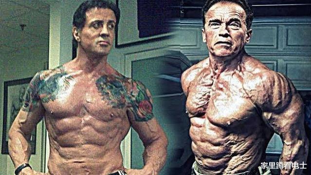 阿诺德·施瓦辛格|74岁史泰龙大腹便便，满头白发喝啤酒，保养不如72岁的施瓦辛格