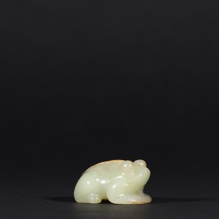 |旧藏 和田玉 财源滚滚 雕件