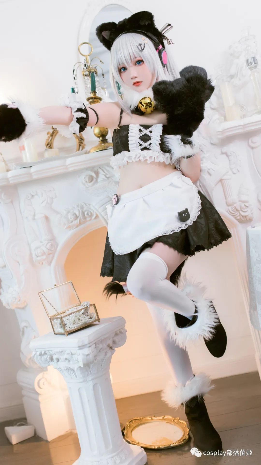碧蓝航线|cos：碧蓝航线cos正片女仆哈曼cos正片@嶋葵