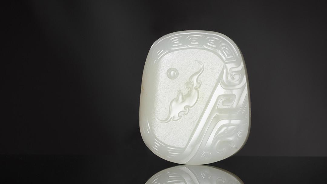 葛洪|葛洪玉雕：和田玉籽料福寿安康玉佩玉牌