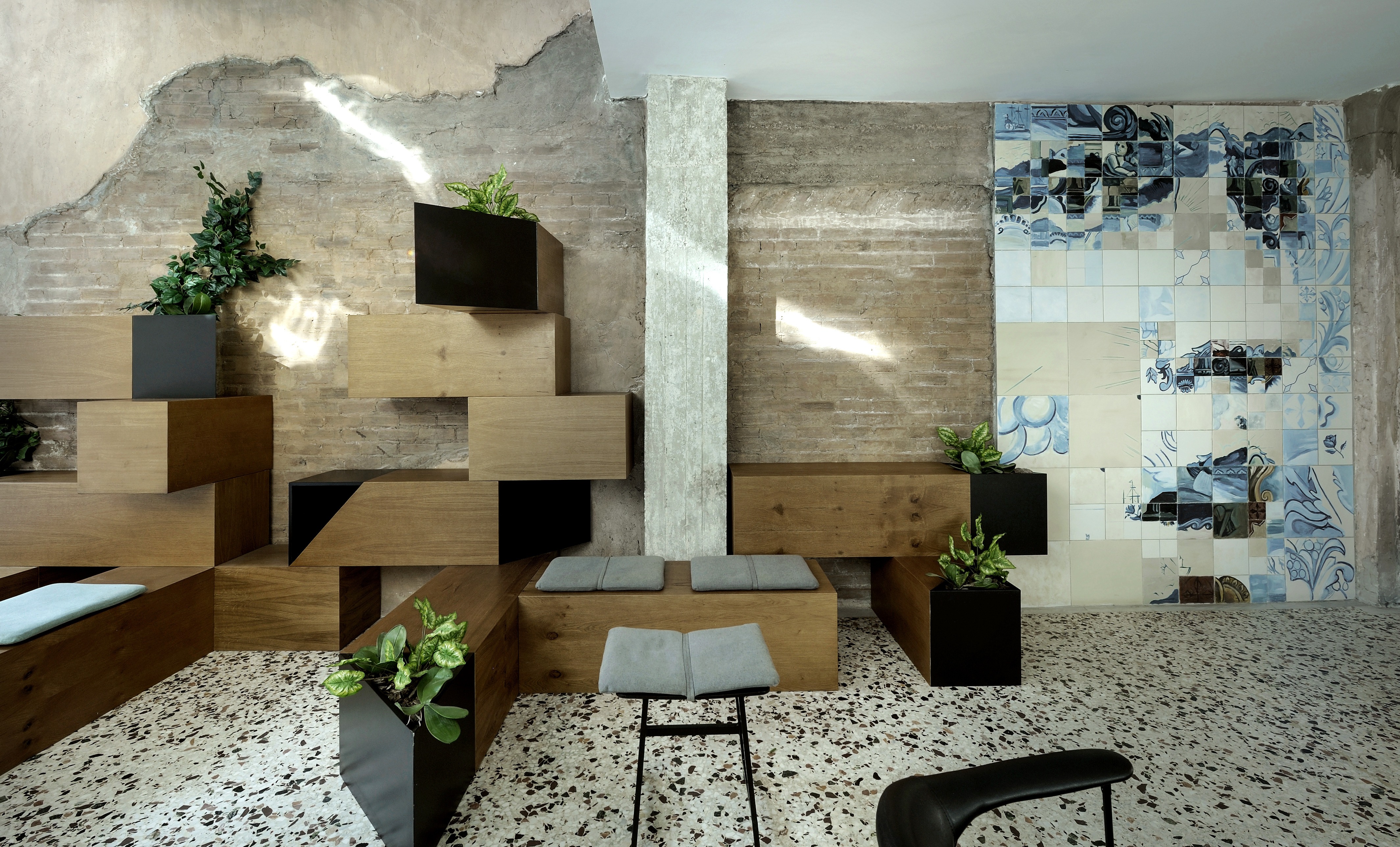 餐厅设计丨轻工业风的咖啡厅