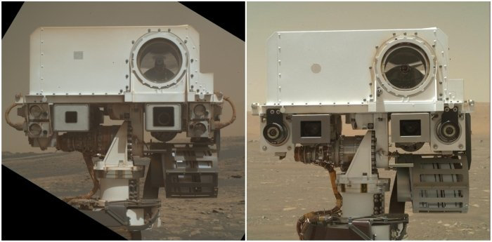 火星探测器也爱自拍，看这里，拍得很漂亮！
