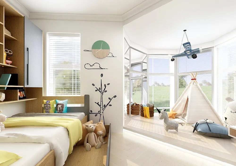 135平新中式三居-国风之美