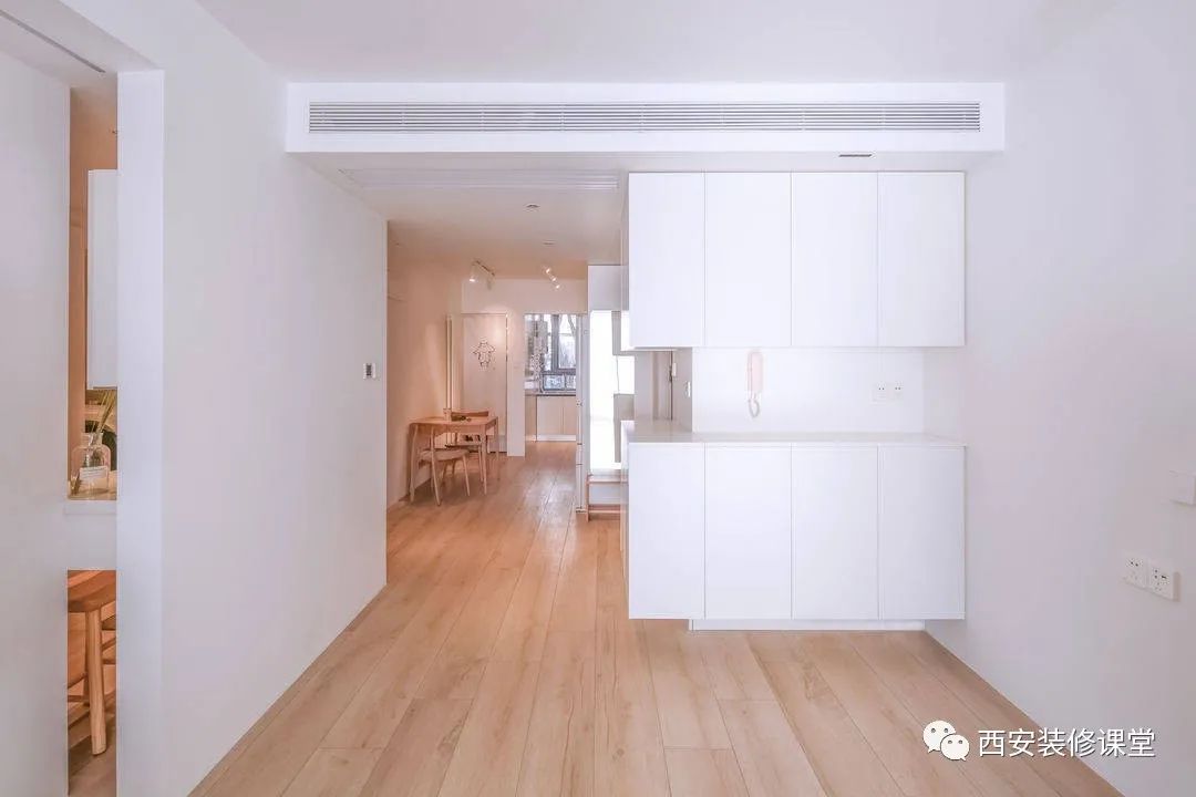 100㎡一楼带小院，极简退休宅