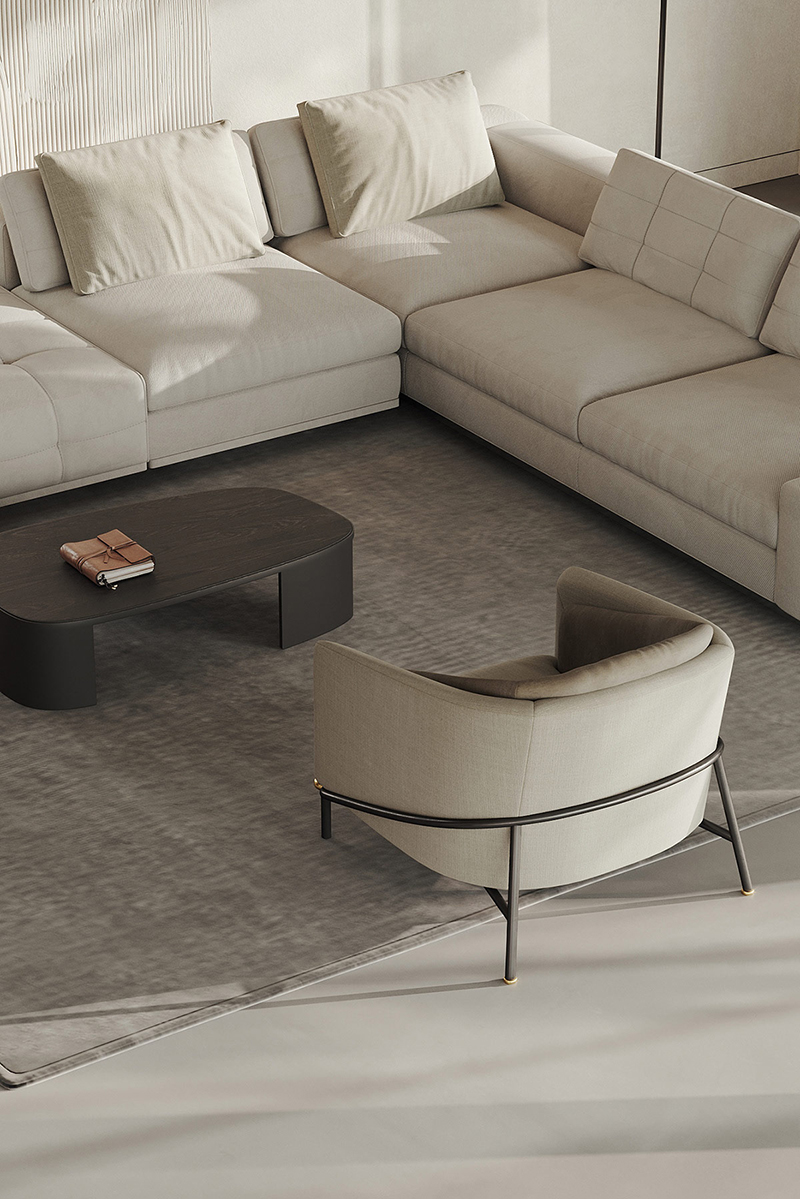 152平现代装修设计，让整个空间温暖柔和且不失高贵大气