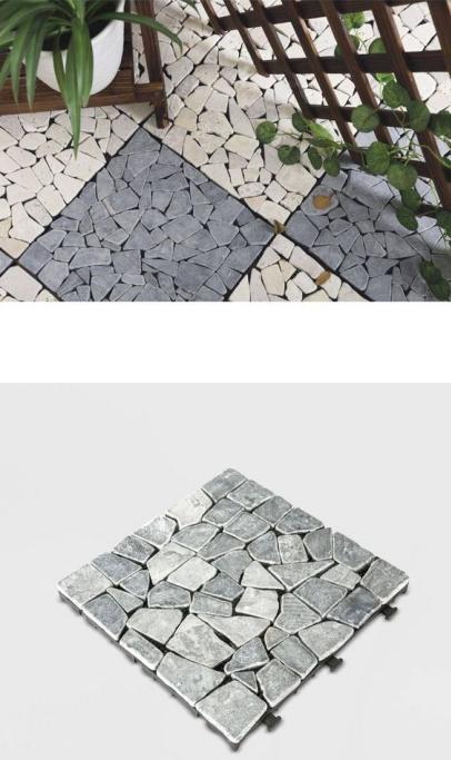 二手房翻新,将旧地砖敲碎一块块铺阳台上,一分钱也没多花,真香