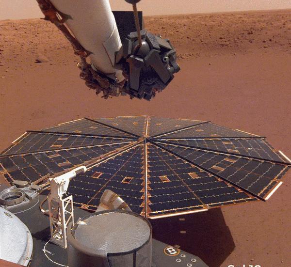 NASA洞察号传回火星照片，或是最后一张，祝融号也要面对这难题？