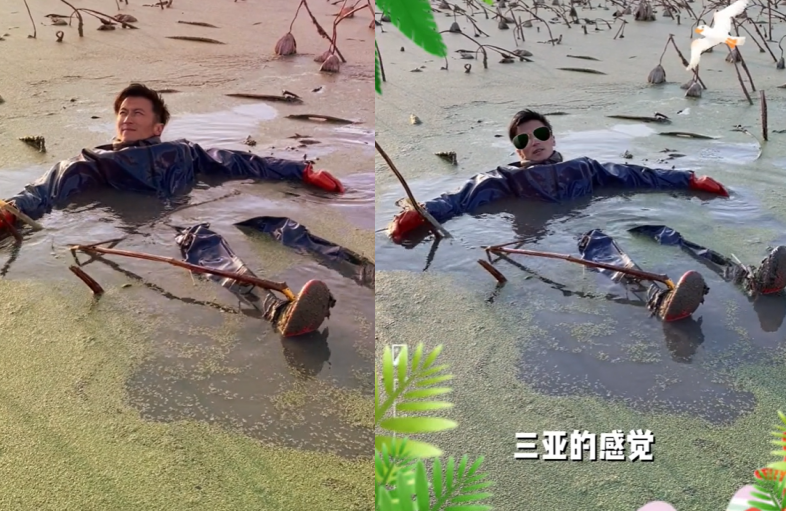 谢霆锋|谢霆锋逛菜市场逗野狗!穿4千元鞋子吃路边摊,吃到沙子一脸难受