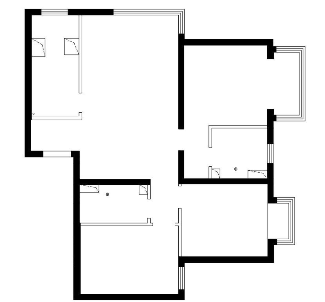 难怪很多人喜欢给墙面“留白”,他98㎡新家,不杂不乱,舒适极了